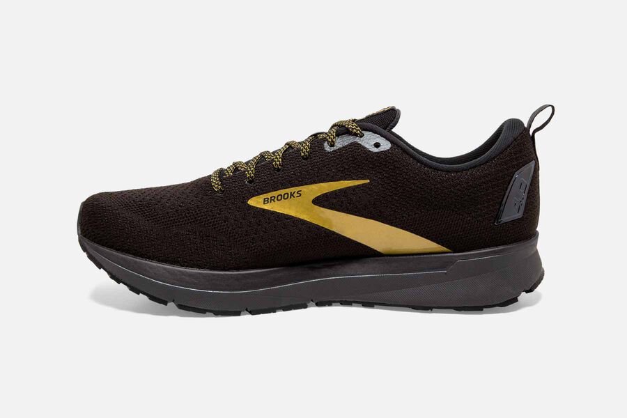 Brooks Revel 4 Road Loopschoenen Heren - Zwart/Goud - 140365SQF